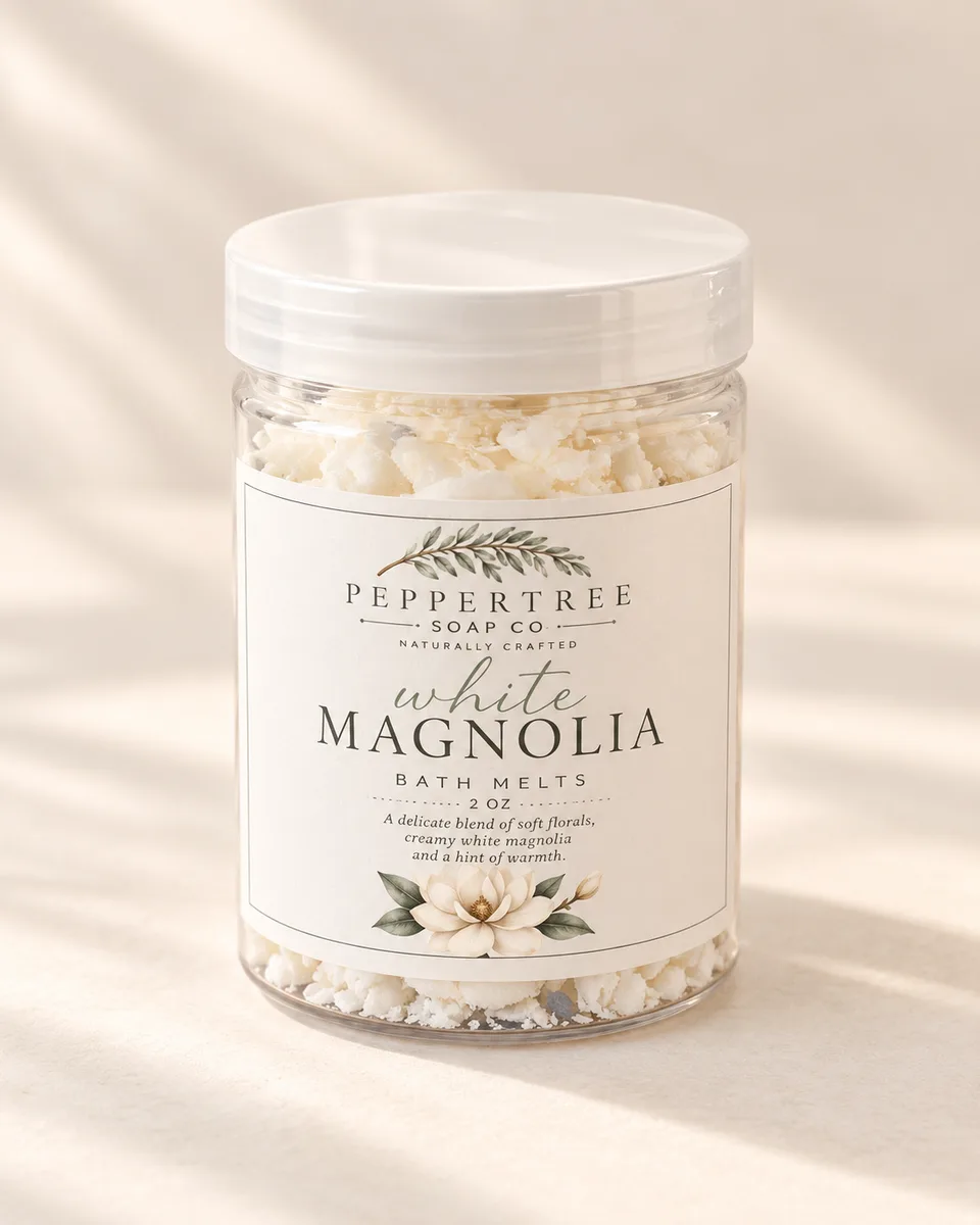 White Magnolia Bath Melts