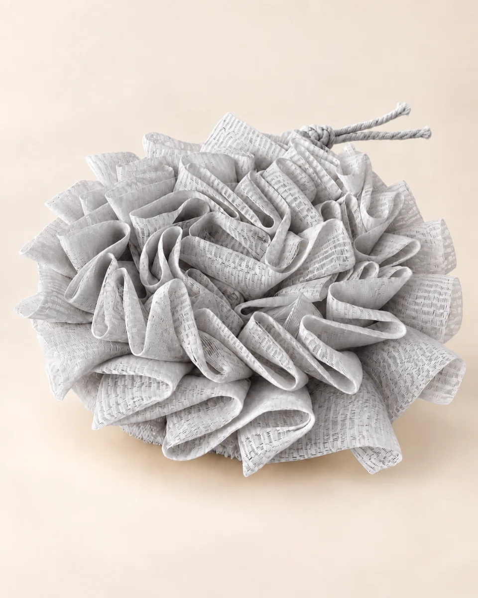Soap Loofah Pouch (Gray)